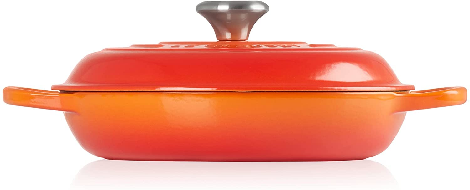 Amazon.co.jp: Le Creuset(ルクルーゼ)鋳鉄製2点セット。特徴的な26cm